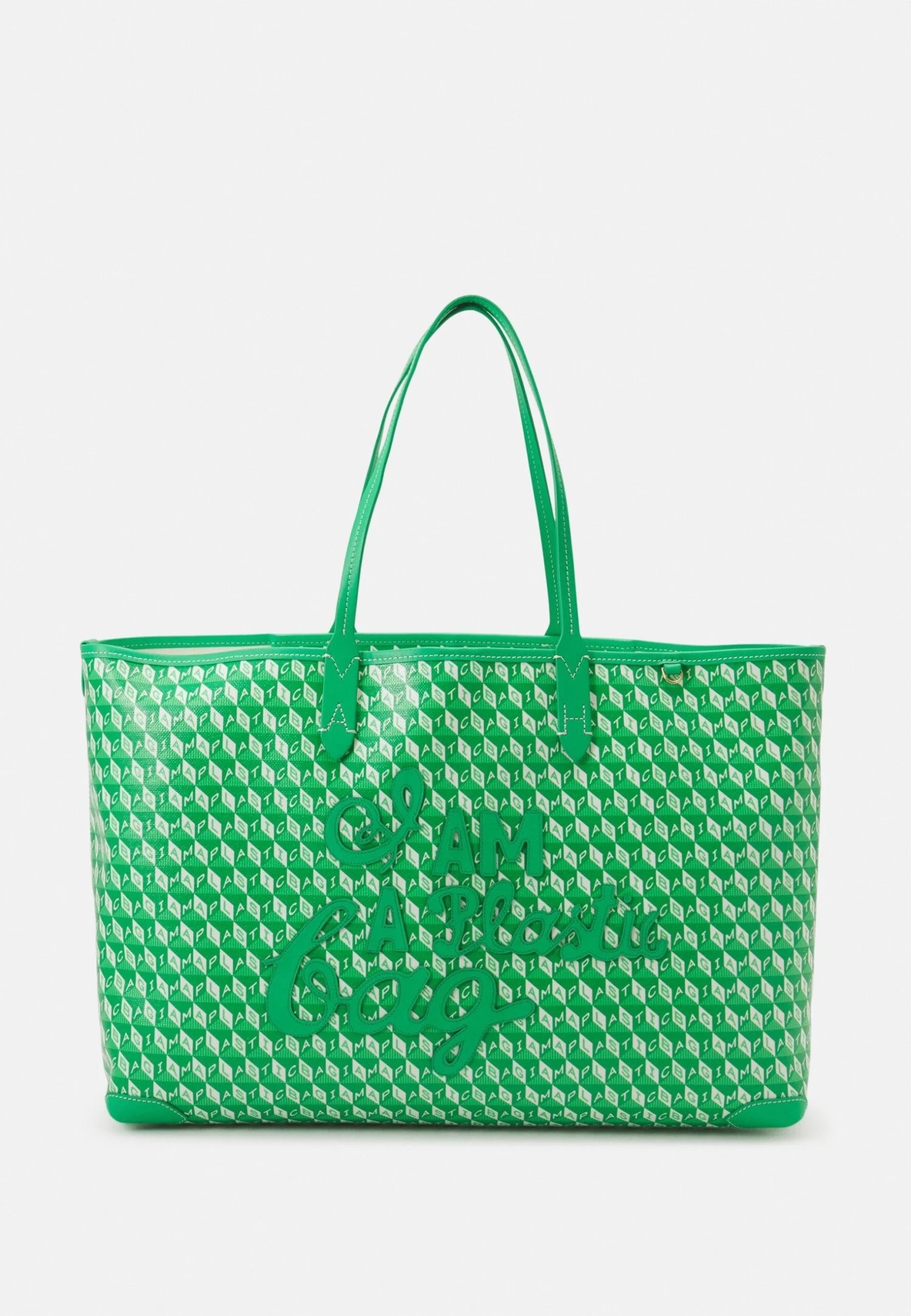 Anya Hindmarch Tote Motif- Shopper - Aloe Vera 1 Anya Hindmarch Tote Motif- Shopper - Aloe Vera