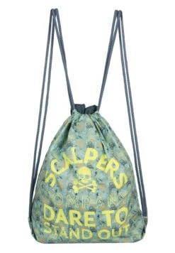 Scalpers Skull Print Skull Print - Rugzakje - Khaki