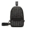 Lacoste Schoudertas - Monogram Noir Gris