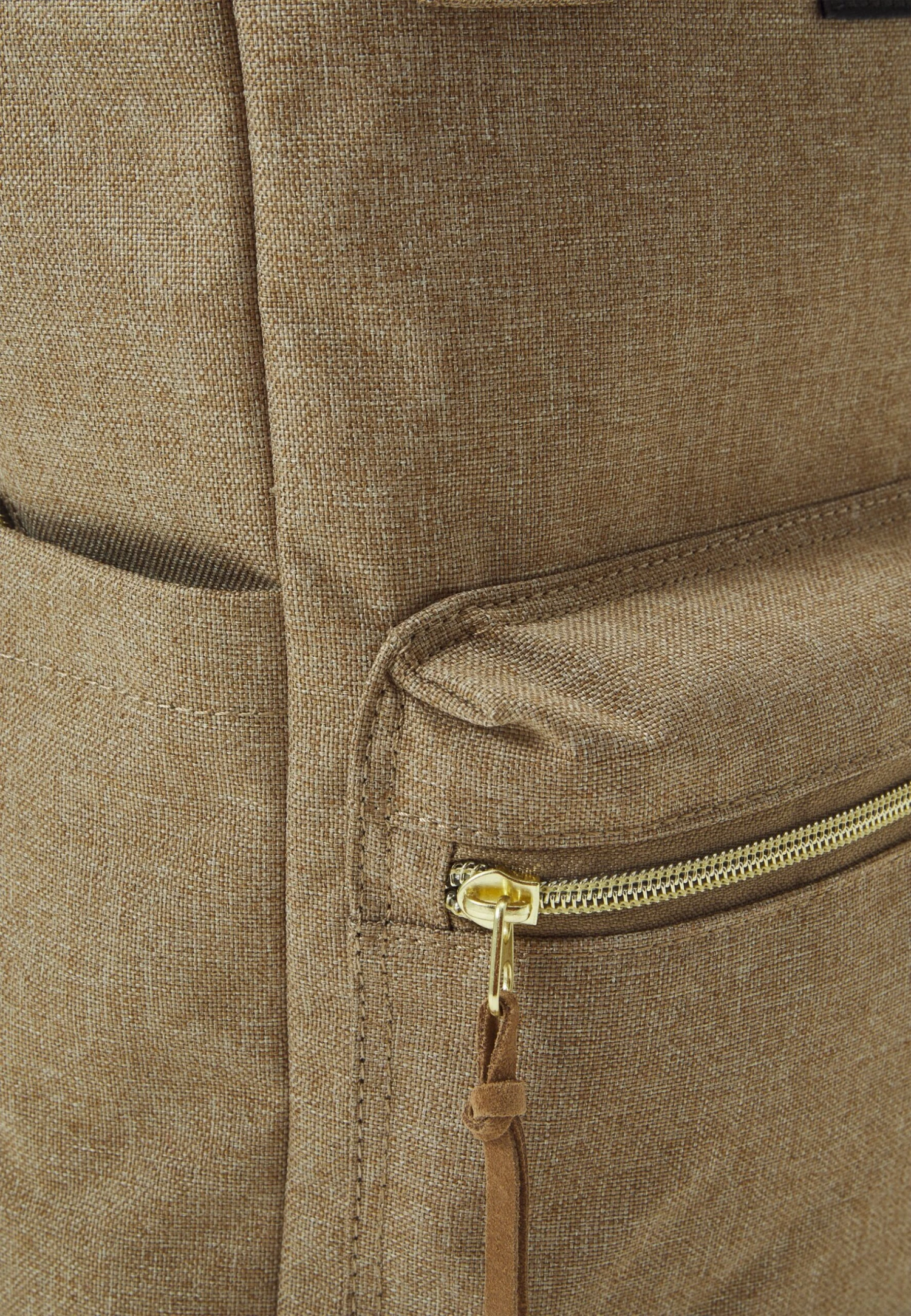 Square Backpack Unisex - Rugzak - Beige 4 Square Backpack Unisex - Rugzak - Beige - Afbeelding 4