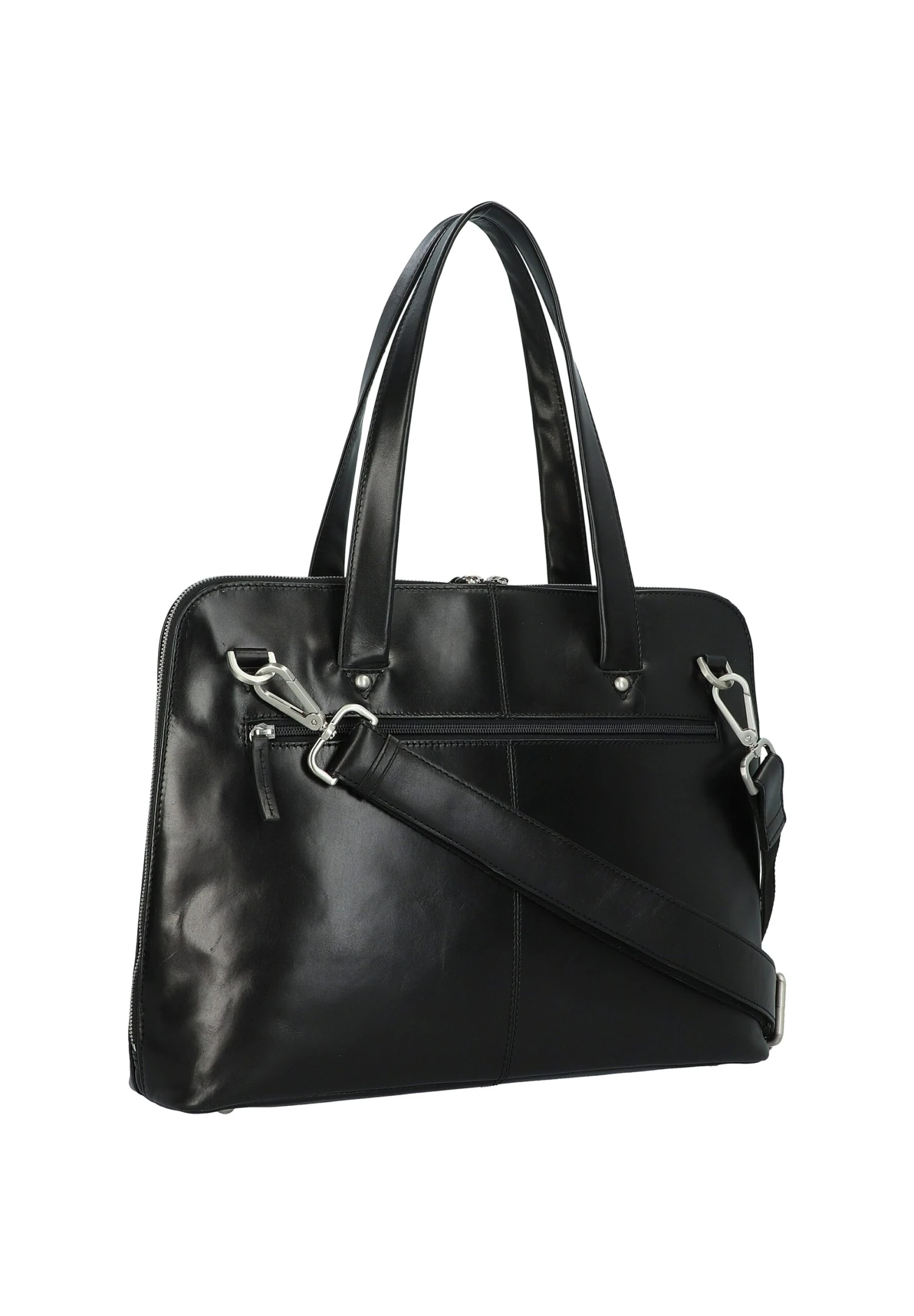 Leonhard Heyden Cambridge - Laptoptas - Schwarz 2 Leonhard Heyden Cambridge - Laptoptas - Schwarz - Afbeelding 2