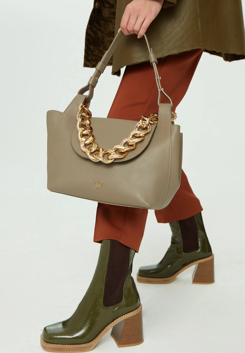 Handtas - Taupe 1 Handtas - Taupe