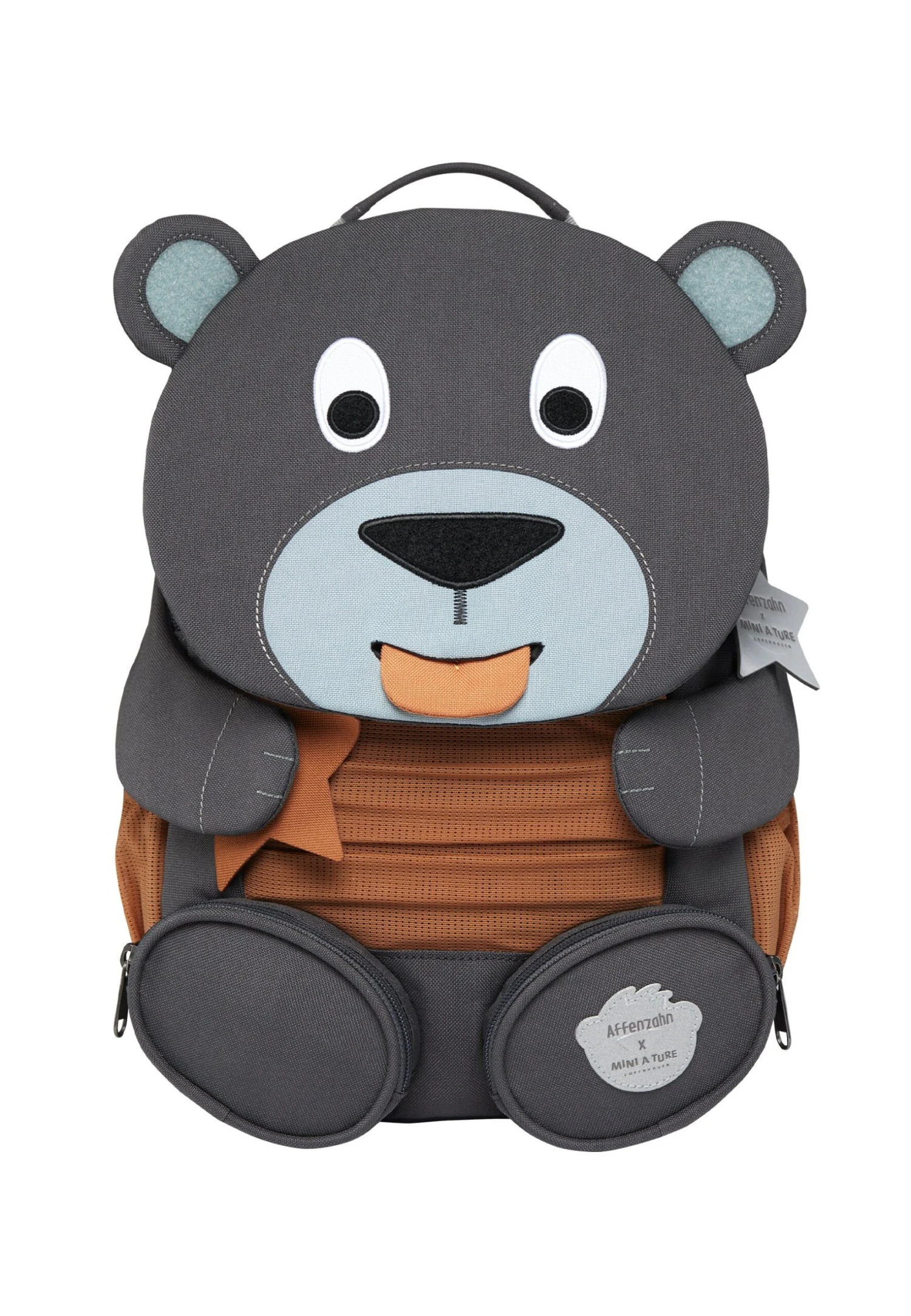 Affenzahn Grosser Freund Bär - Backpack - Grau 1 Affenzahn Grosser Freund Bär - Backpack - Grau