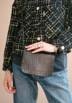 Pitzi - Schoudertas - Brown Croco