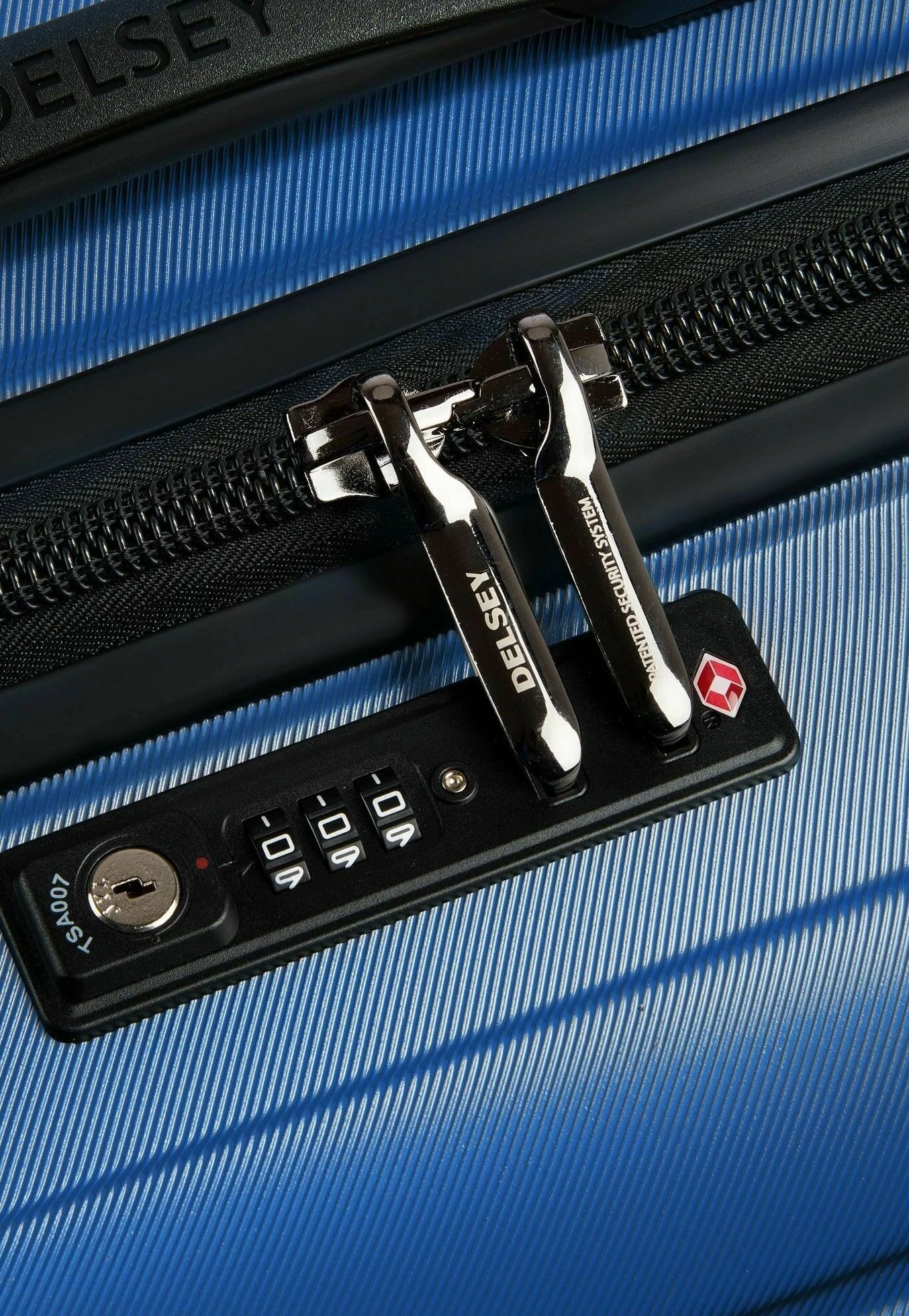 Delsey Paris Shadow 5.0 4 - Trolley - Blau 2 Delsey Paris Shadow 5.0 4 - Trolley - Blau - Afbeelding 2