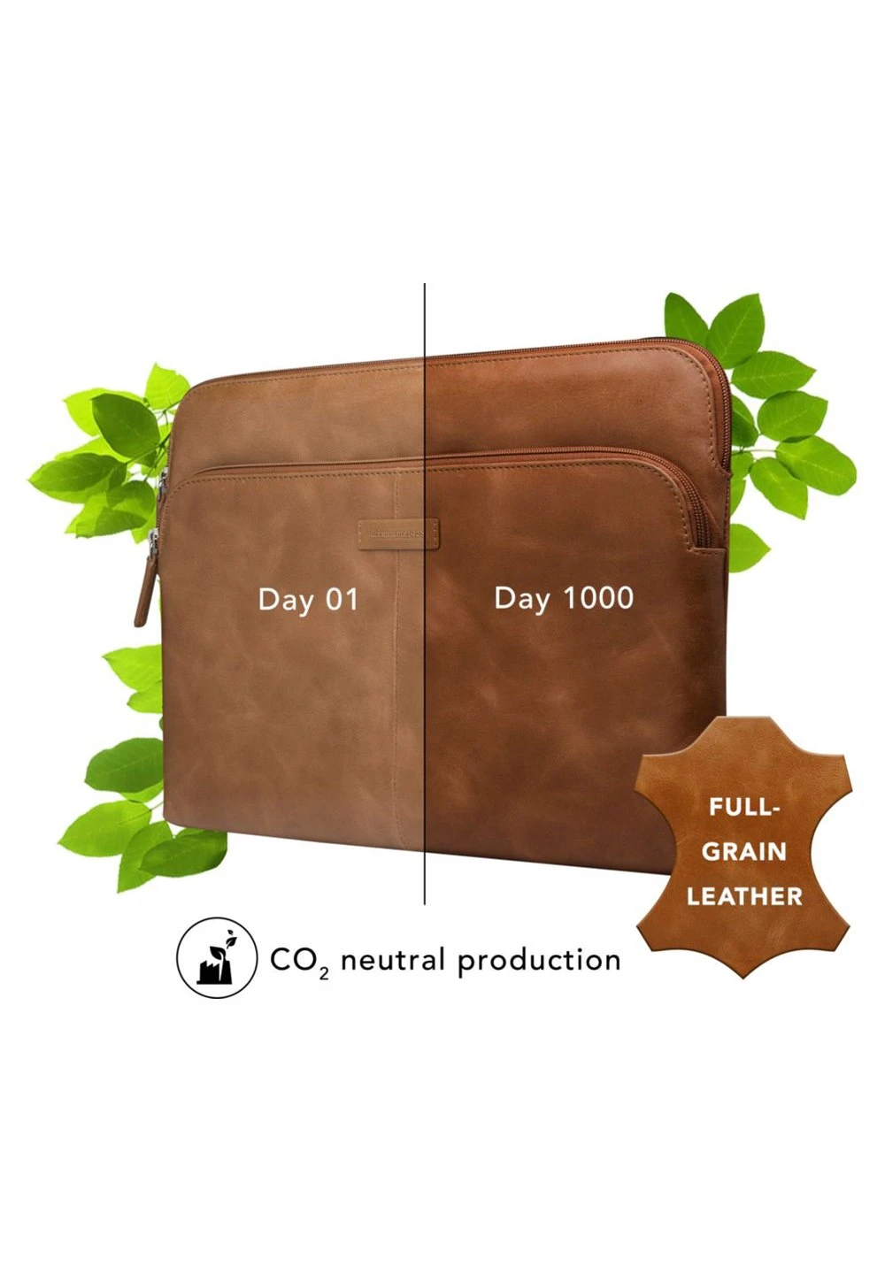 Skagen Pro+ Macbook Pro(20)/Air (20) - Laptoptas - Tan 11 Skagen Pro+ Macbook Pro(20)/Air (20) - Laptoptas - Tan - Afbeelding 11