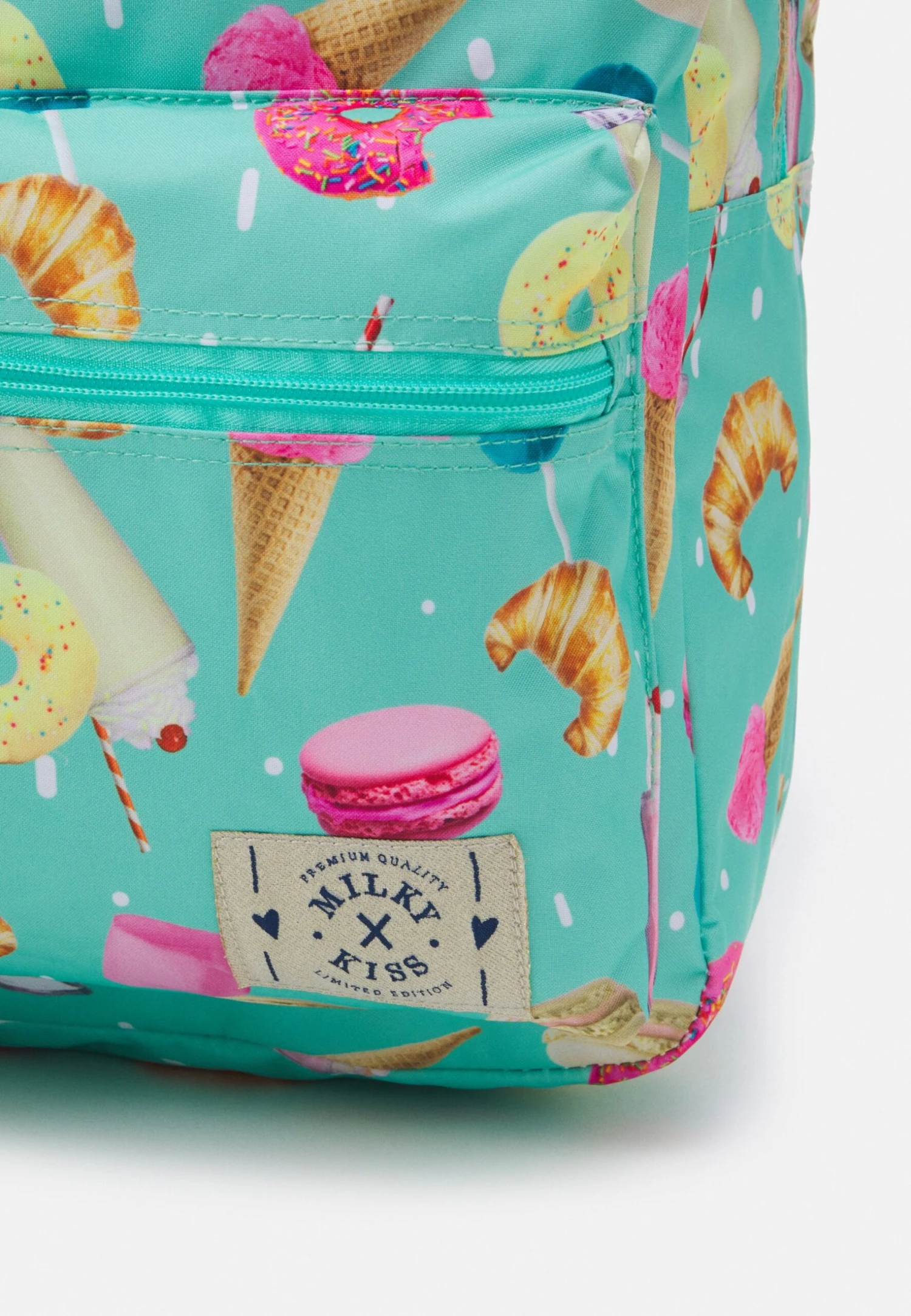 Kidzroom Backpack Milky Kiss Stay Cute Sweet Donut Unisex - Rugzak - Mint 4 Kidzroom Backpack Milky Kiss Stay Cute Sweet Donut Unisex - Rugzak - Mint - Afbeelding 4