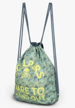 Scalpers Skull Print Skull Print - Rugzakje - Khaki -Tassen Promotie Winkel 9401142ff1fc42d1b705079df7b711fb