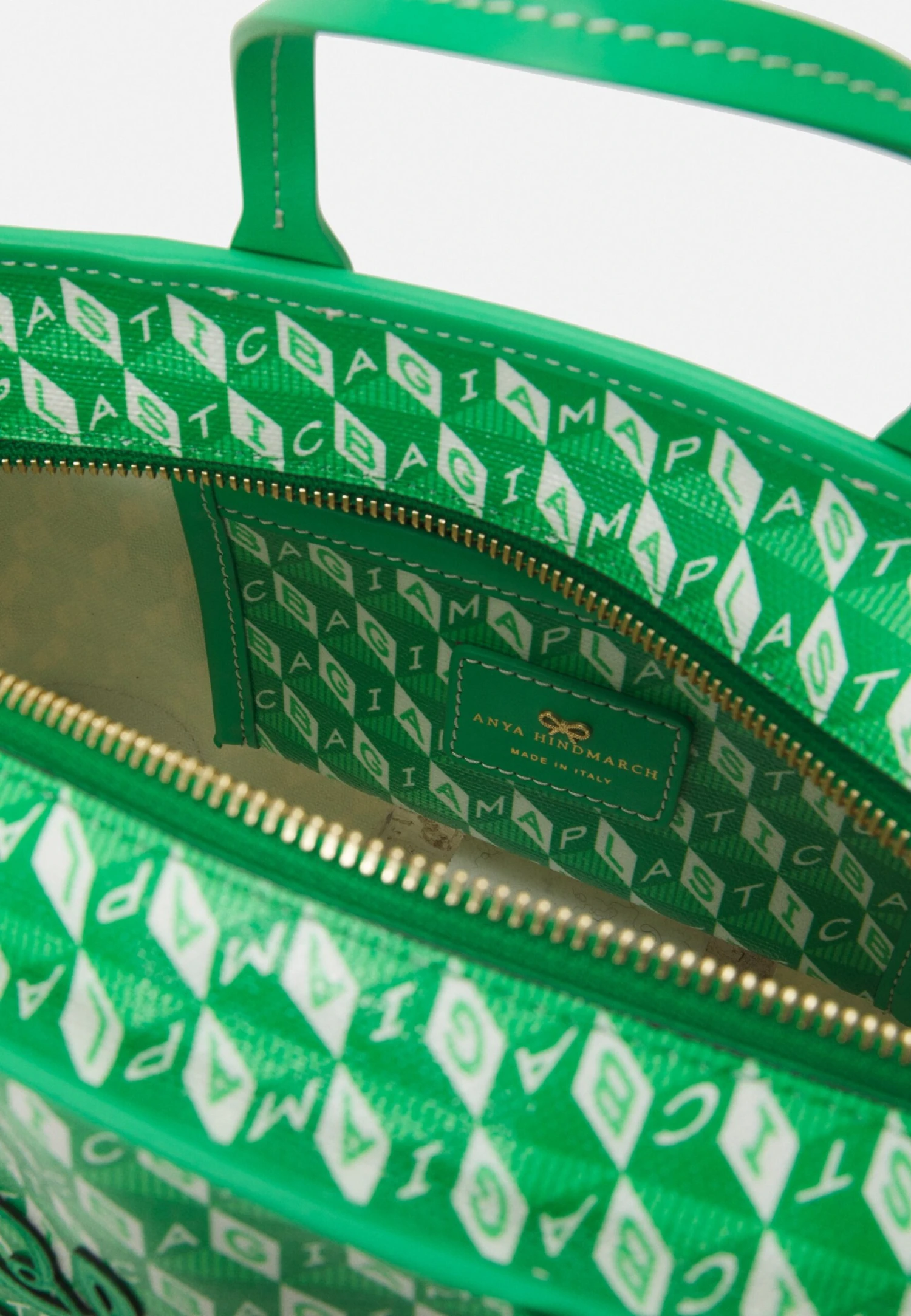 Anya Hindmarch Tote Motif - Handtas - Aloe Vera 3 Anya Hindmarch Tote Motif - Handtas - Aloe Vera - Afbeelding 3