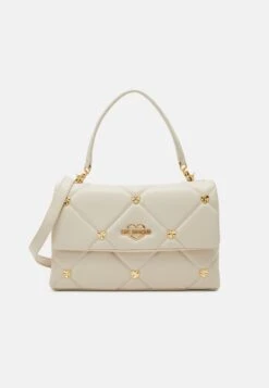 LOVE MOSCHINO Jewel Heart Shoulder Bag - Toilettas - Avorio