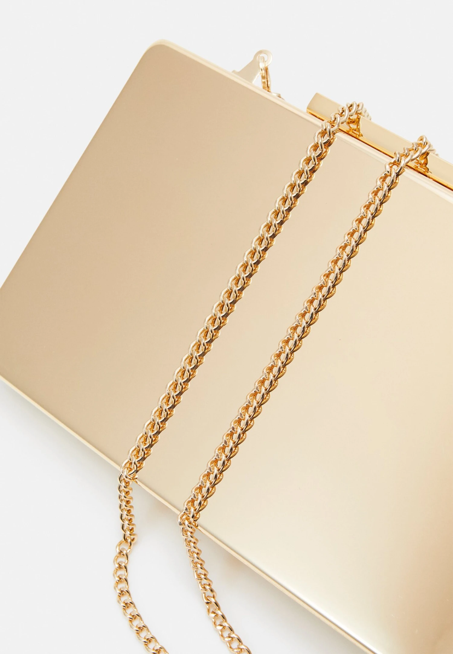 PARFOIS Box Bag Miranda- Clutch - Gold-Coloured 4 PARFOIS Box Bag Miranda- Clutch - Gold-Coloured - Afbeelding 4